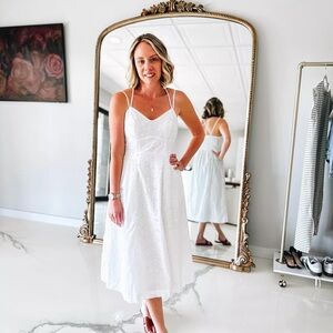 Elegant White Summer Dress